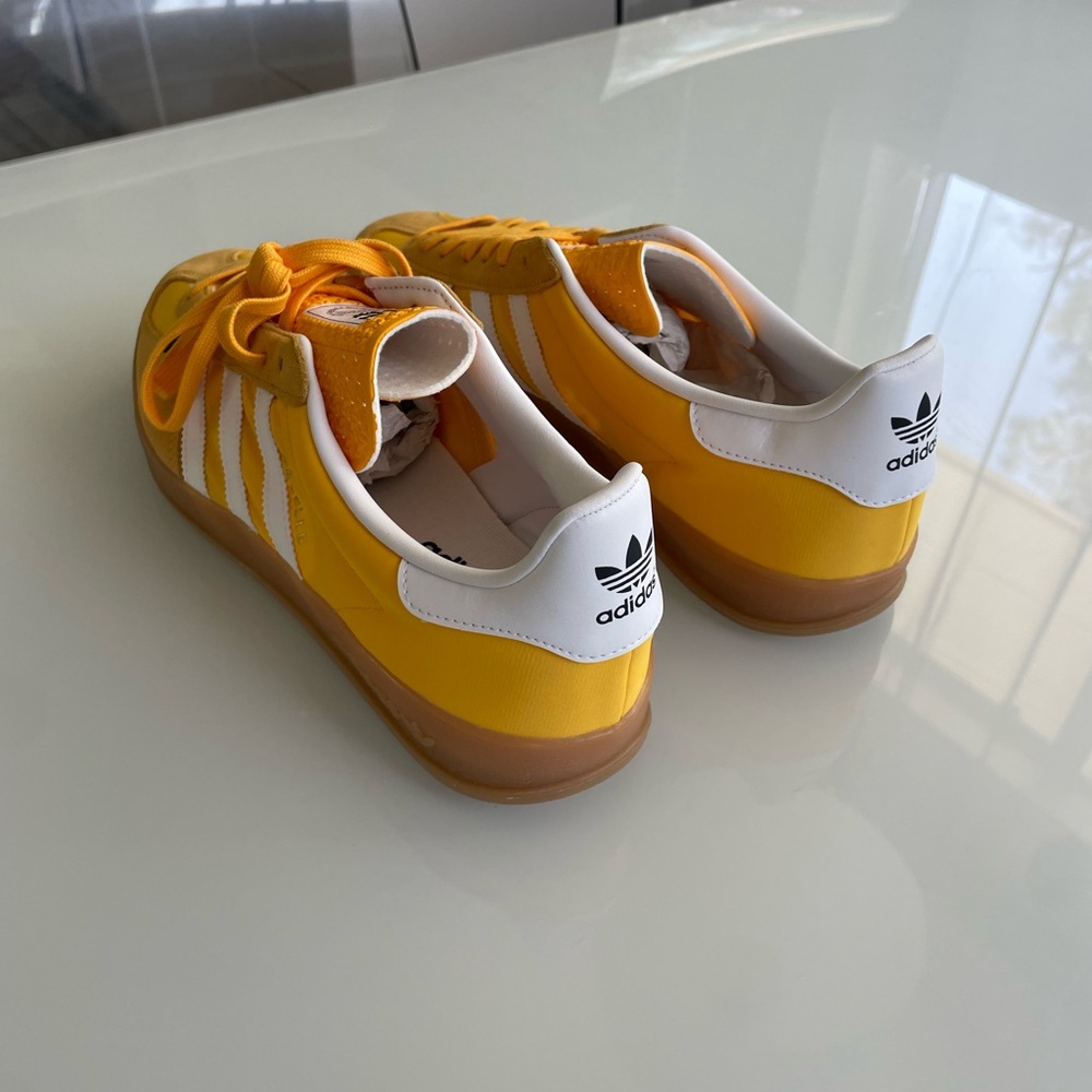 Adidas Gazelle Indoor Yellow US12 IE6606 - Picture 3 of 4